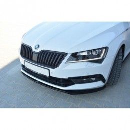 Maxton Front Splitter V.2 Skoda Superb Mk3 Gloss Black, Superb