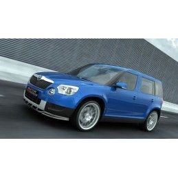 Maxton FRONT SPLITTER SKODA YETI Gloss Black, Yeti