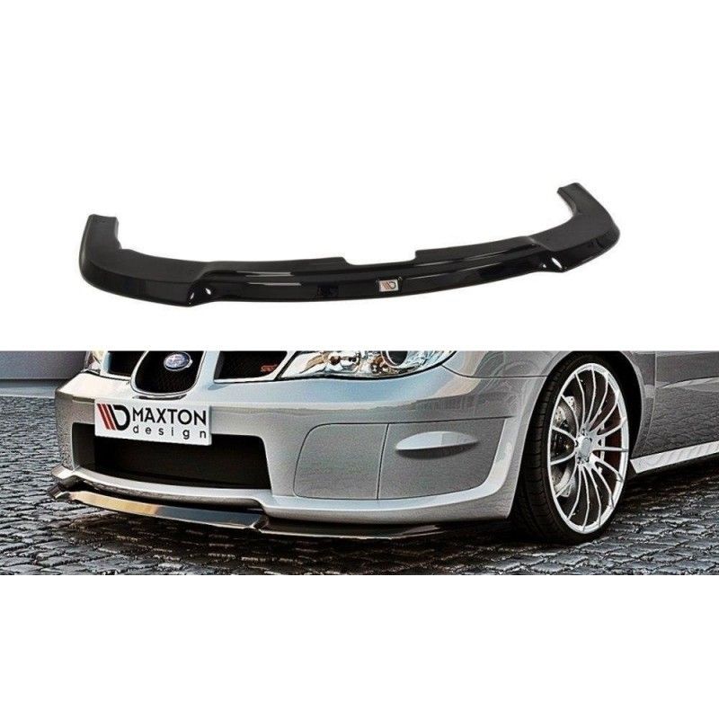 Maxton Front Splitter Subaru Impreza WRX STI (HAWKEYE) Gloss Black, MAXTON DESIGN