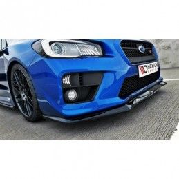 Maxton FRONT SPLITTER v.1 SUBARU WRX STI Gloss Black, MAXTON DESIGN