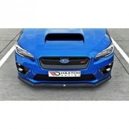 Maxton FRONT SPLITTER v.1 SUBARU WRX STI Gloss Black, MAXTON DESIGN