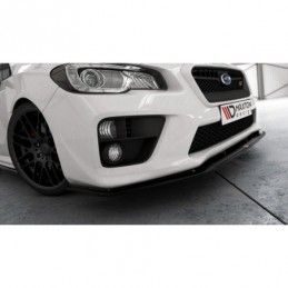 Maxton FRONT SPLITTER v.2 SUBARU WRX STI Gloss Black, MAXTON DESIGN