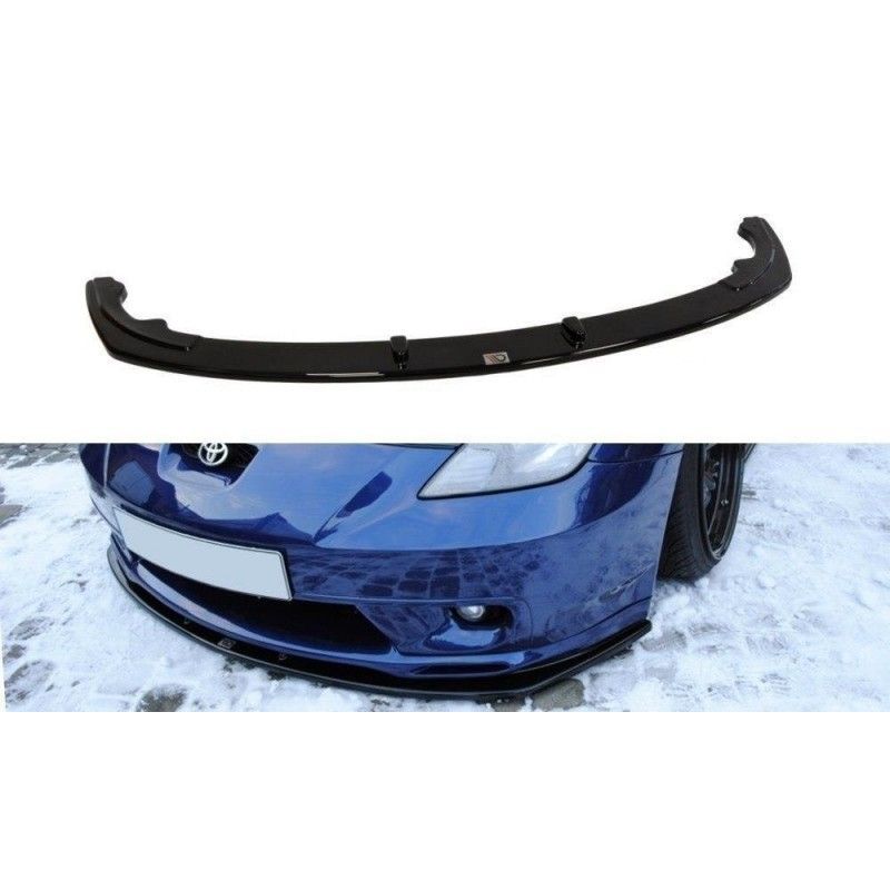 Maxton FRONT SPLITTER TOYOTA CELICA T23 TS PREFACE Gloss Black, Celica