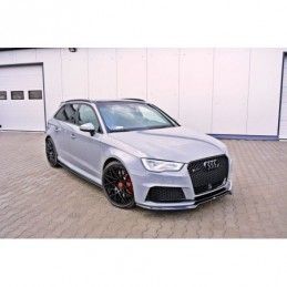 Maxton Front Splitter V.1 Audi RS3 8V Sportback Gloss Black, A3/S3/RS3 8V