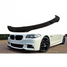 Maxton FRONT SPLITTER V.1 for BMW 5 F10/F11 MPACK Gloss Black, Serie 5 F10/ F11