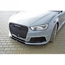 Maxton Front Splitter V.2 Audi RS3 8V Sportback Gloss Black, A3/S3/RS3 8V