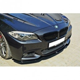 Maxton FRONT SPLITTER V.2 for BMW 5 F10/F11 MPACK Gloss Black, Serie 5 F10/ F11