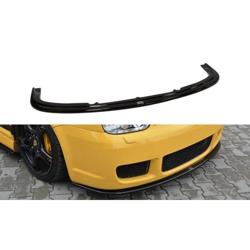 Maxton FRONT SPLITTER VW GOLF IV R32 Gloss Black, Golf 4