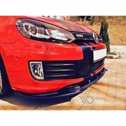 Maxton FRONT SPLITTER VW GOLF VI GTI 35TH Gloss Black, golf 6