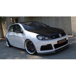 Maxton FRONT SPLITTER VW GOLF VI R Gloss Black, golf 6