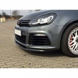 Maxton FRONT SPLITTER VW GOLF VI R CUPRA LOOK Gloss Black, golf 6