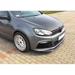 Maxton FRONT SPLITTER VW GOLF VI R CUPRA LOOK Gloss Black, golf 6