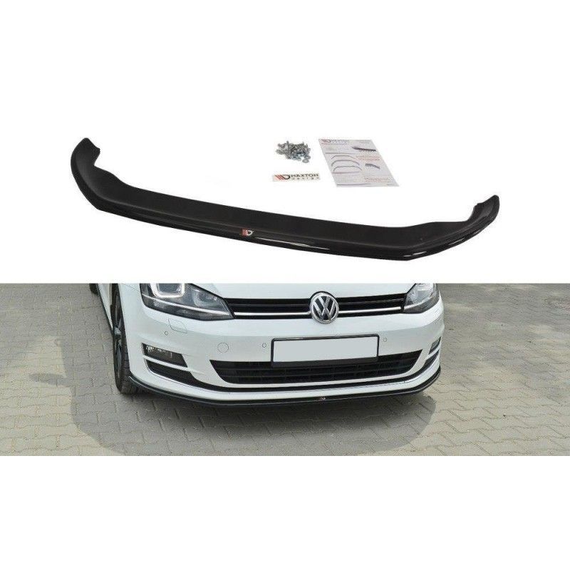 Maxton FRONT SPLITTER VW GOLF VII Gloss Black, Golf 7