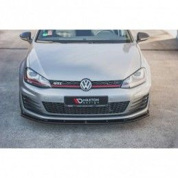 Maxton Front Splitter V.1 VW Golf 7 GTI Gloss Black, Golf 7