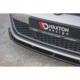 Maxton Front Splitter V.1 VW Golf 7 GTI Gloss Black, Golf 7