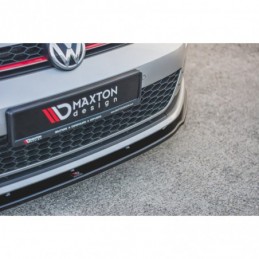 Maxton Front Splitter V.1 VW Golf 7 GTI Gloss Black, Golf 7