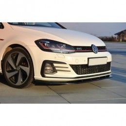 Maxton FRONT SPLITTER VW GOLF VII GTI FACELIFT V.1 Gloss Black, Golf 7