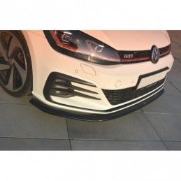 Maxton FRONT SPLITTER V.2 VW GOLF VII GTI FACELIFT Gloss Black, Golf 7