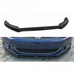 Maxton Front Splitter V.1 VW Jetta 6 Gloss Black, Jetta