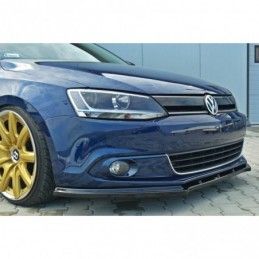 Maxton Front Splitter V.1 VW Jetta 6 Gloss Black, Jetta