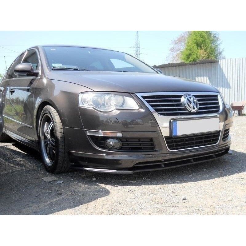 Maxton FRONT SPLITTER VW PASSAT B6 VOTEX Gloss Black, Passat B6