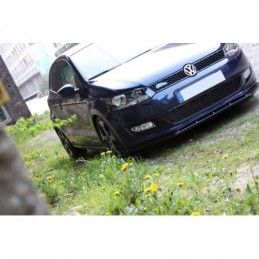 Maxton FRONT SPLITTER VW POLO MKV Gloss Black, Polo Mk5 6R