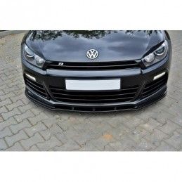 Maxton FRONT SPLITTER VW SCIROCCO R Gloss Black, Scirocco