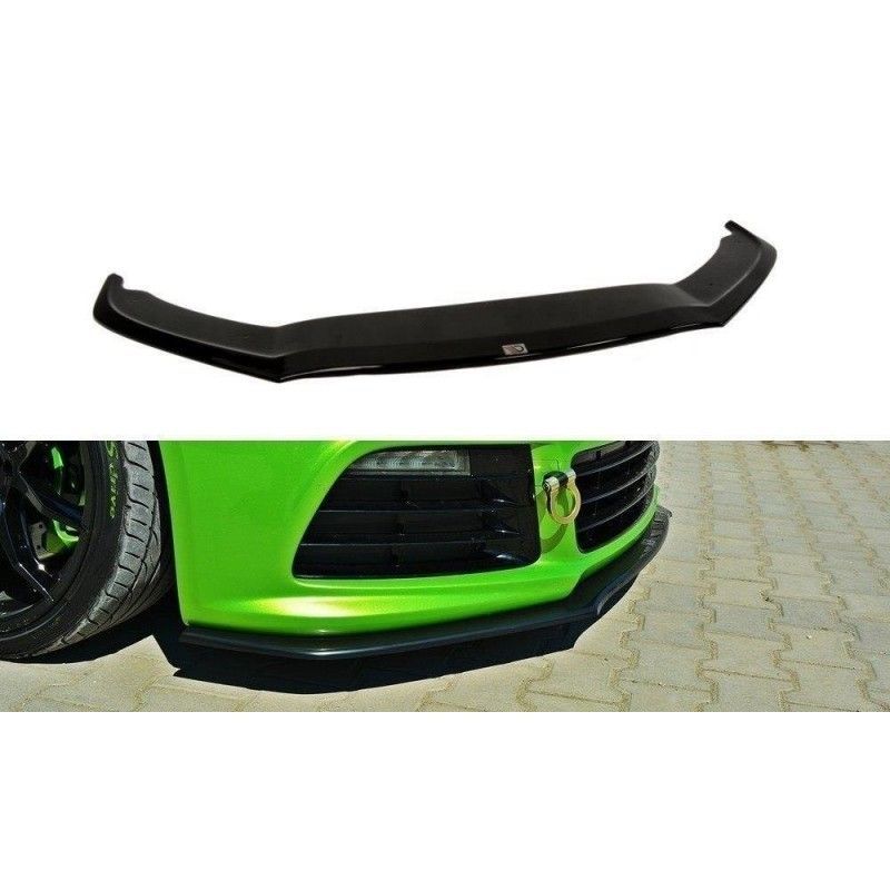 Maxton FRONT SPLITTER VW SCIROCCO R ver2 Gloss Black, Scirocco