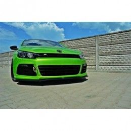 Maxton FRONT SPLITTER VW SCIROCCO R ver2 Gloss Black, Scirocco