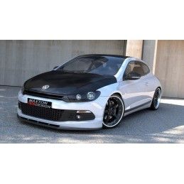 Maxton FRONT SPLITTER VW SCIROCCO R-LINE Gloss Black, Scirocco