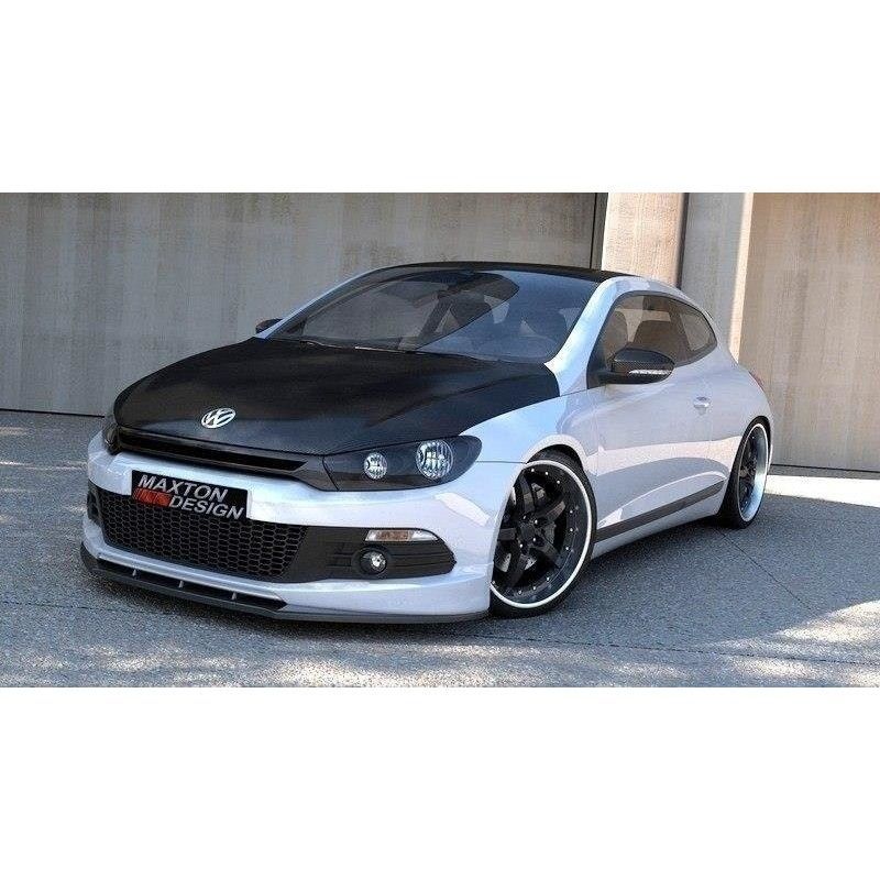 Maxton FRONT SPLITTER VW SCIROCCO R-LINE Gloss Black, Scirocco