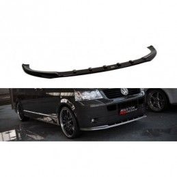 Maxton FRONT SPLITTER VW T5 (PREFACE) Gloss Black, T5