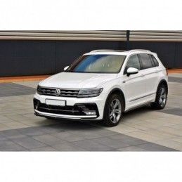 Maxton FRONT SPLITTER Vw Tiguan Mk2 R-Line Gloss Black, Tiguan