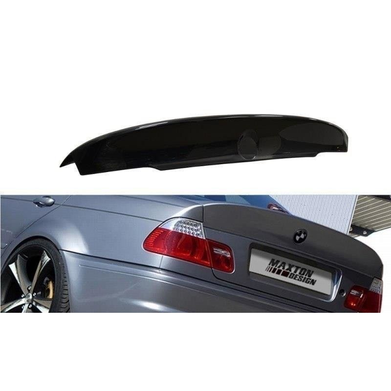 Maxton REAR SPOILER / LID EXTENSION BMW 3 E46 - 4 DOOR SALOON M3 CSL LOOK (for painting) , Serie 3 E46/ M3