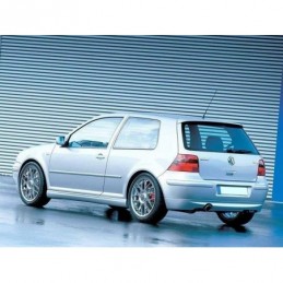 Maxton REAR BUMPER EXTENSION VW GOLF 4 25'TH ANNIVERSARY LOOK (with exhaust hole) , Golf 4