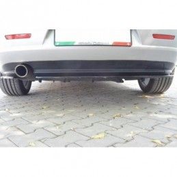 Maxton CENTRAL REAR SPLITTER ALFA ROMEO 159 (with vertical bars) Gloss Black, 159