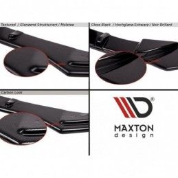 Maxton CENTRAL REAR SPLITTER KIA SPORTAGE mk4 GT-Line Gloss Black, Kia