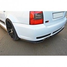 Maxton REAR SPLITTER AUDI RS4 B5 (with a vertical bar) Gloss Black, A4/S4/RS4 B5