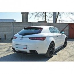 Maxton CENTRAL REAR SPLITTER Alfa Romeo Brera (with vertical bars) Gloss Black, Brera