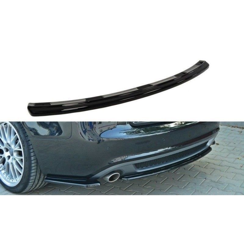 Maxton CENTRAL REAR SPLITTER AUDI A5 S-LINE (without a vertical bar) Gloss Black, A5/S5/RS5 8T