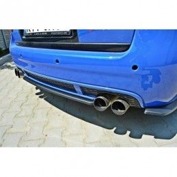 Maxton CENTRAL REAR SPLITTER AUDI RS6 C5 AVANT Gloss Black, A6/RS6 4B C5