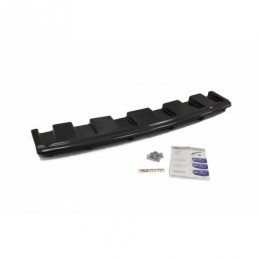 Maxton CENTRAL REAR SPLITTER AUDI S6 C7 AVANT (with vertical bars) Gloss Black, A6/S6/RS6 4G C7 