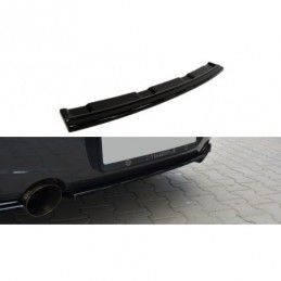 Maxton CENTRAL REAR SPLITTER BMW 1 F20/F21 M-Power (without vertical bars) Gloss Black, Serie 1 F20/ F21