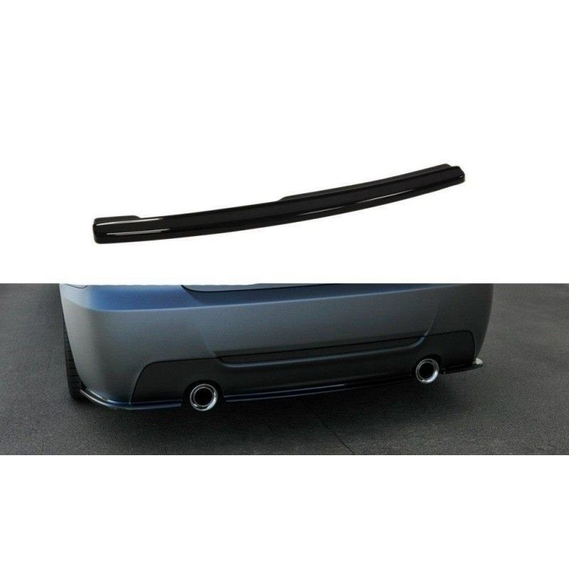 Maxton CENTRAL REAR SPLITTER for BMW 3 E92 MPACK Gloss Black, Serie 3 E92/ E93/ M3