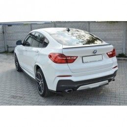 Maxton CENTRAL REAR SPLITTER for BMW X4 M-PACK (without a vertical bar) Gloss Black, X4 G02