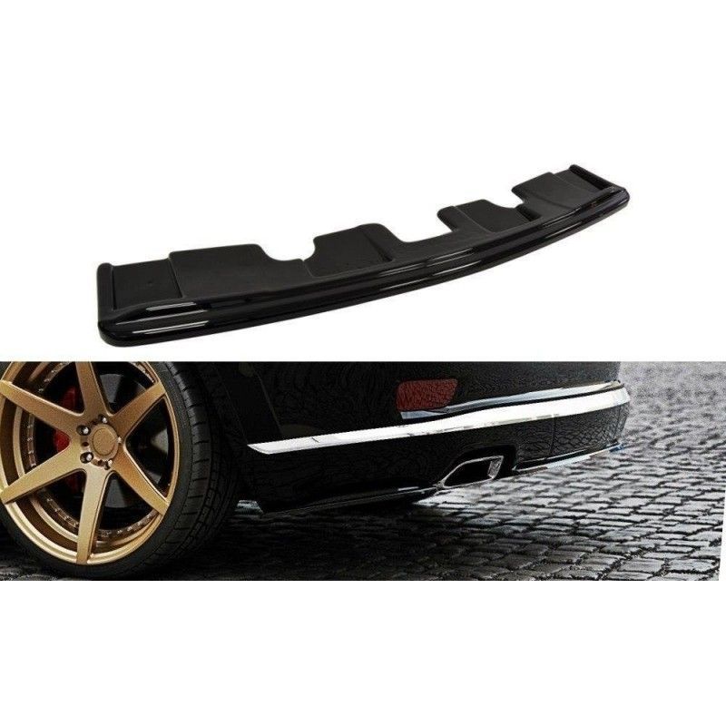 Maxton CENTRAL REAR SPLITTER Jeep Grand Cherokee WK2 Summit FACELIFT (without vertical bars) Gloss Black, Jeep