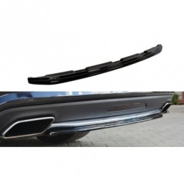 tuning CENTRAL REAR SPLITTER MERCEDES CLS C218 (without a vertical bar) AMG LINE Gloss Black