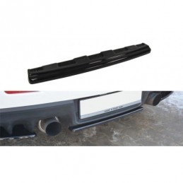 tuning CENTRAL REAR SPLITTER Mitsubishi Lancer Evo X (without vertical bars) Gloss Black