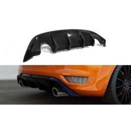 Maxton Rear Valance Ford Focus ST Mk2 FL Gloss Black, Focus Mk2 / 2.5 / ST / RS