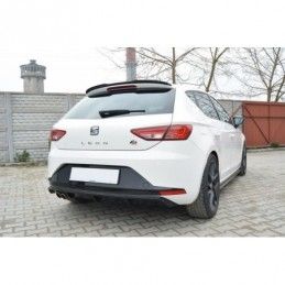 Maxton REAR VALANCE SEAT LEON III FR Gloss Black, Leon Mk3 FR